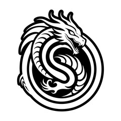 Pack of Glyph Style Dragon Symbols 

