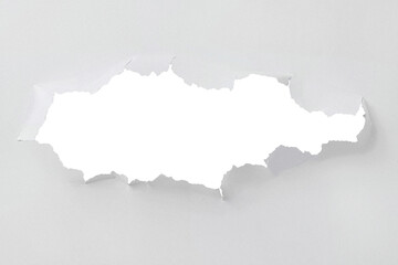 White Silhouette of Slovakia Against Textured Gray Background Illustration
