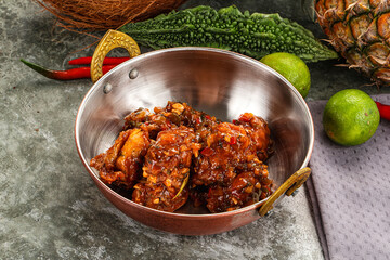 Asian cuisine - Chicken Manchurian with gravy