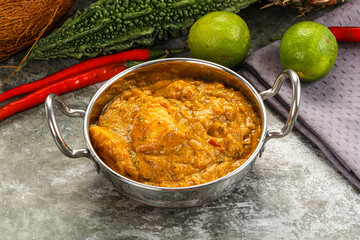 Indian cuisne - Chicken massala with sauce