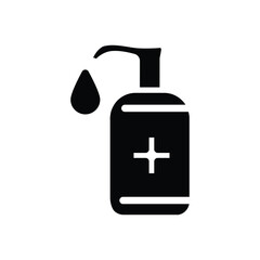 Obraz premium Soap Dispenser solid icon vector design good for web or mobile app