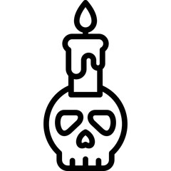 cemetery gates icon illustration design with outline