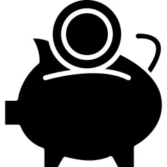 Banking Vector Icon Set Wallet ATM Piggy Bank Credit Card Mobile Payment Cash Savings Transaction Finance Money Receipt Checkout Currency Deposit