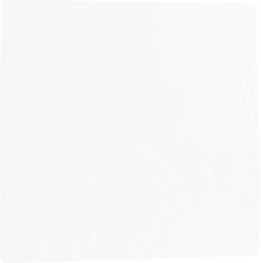 White Translucent Crinkled Material on a Transparent Background for Design Purposes