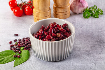 Tasty boiled red kidney beans