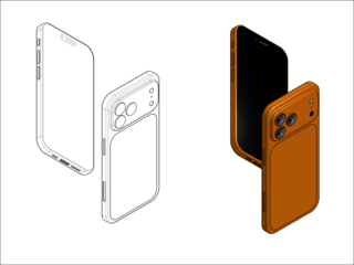 Detailed engineering drawings show 3D views of the cutting edge iPhone 17 Pro with its sleek design