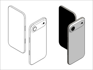 Detailed engineering drawings show 3D views of the futuristic iPhone Air with its innovative design