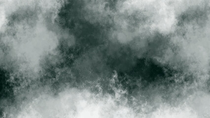 Abstract smoky cloud texture with soft white and dark gray tones blending seamlessly. Atmospheric misty pattern resembling fog or vapor movement, ideal for backgrounds and digital art.