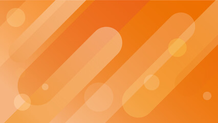 オレンジの秋らしいグラデーション抽象背景、ポップなモダンデザイン