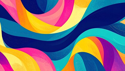 Obraz premium Colorful waves