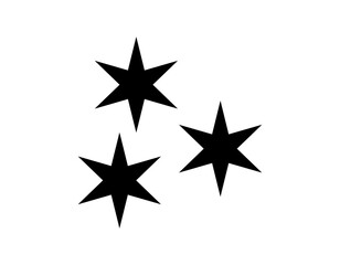 sparkle icon vector design illustration mono color