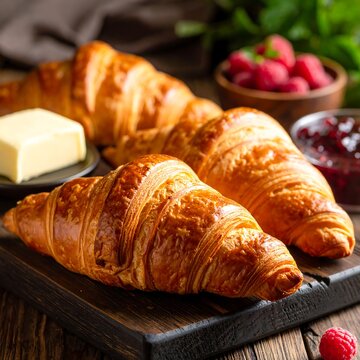 Croissants with extras