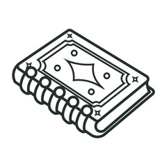Spellbook Line Icon