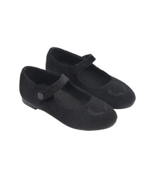 Black mary jane shoes isolated on transparent background, perfect for any occasion