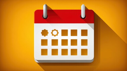 Event planning calendar design digital workspace graphic content minimalist style flat view scheduling concept