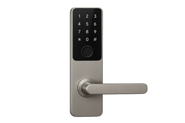 Smart lock combining keypad and handle for access control