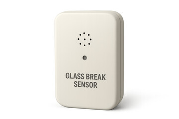 Glass break sensor detecting security alarm system