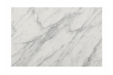 White marble texture with grey veins, transparent background
