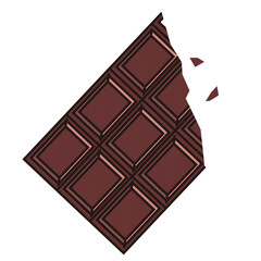 食べかけ_チョコレート