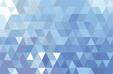Obraz premium Abstract Geometric Pattern of Blue and White Triangles