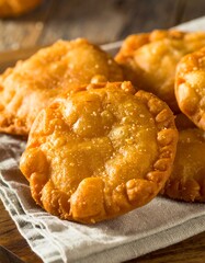 Fried pastry closeup