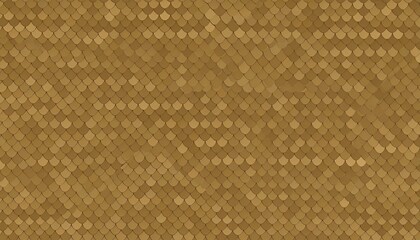 Golden Scales Texture Background with Repeating Pattern and Abstract Design