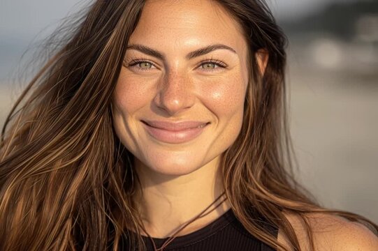 woman portrait, AI gnerated video