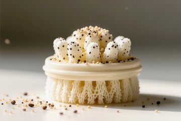 scalp scrub with exfoliating grains