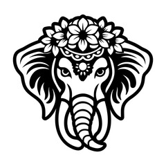 Pack of Glyph Style Elephant Symbols 


