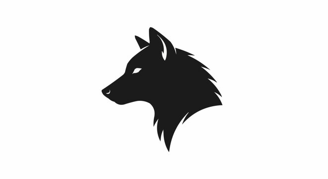 wolf head vector