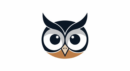 A illustration of vector logo with simple color