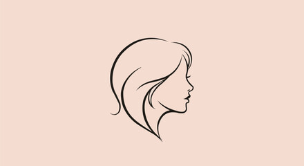 A illustration of vector logo with simple color 