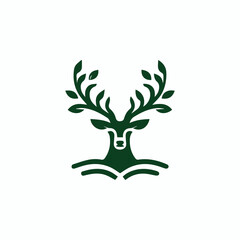 Fototapeta premium Nature Deer Logo