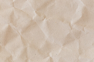 Crumpled and creased wrapping  paper texture background.