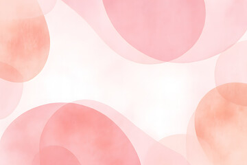 やわらかなピンクの水彩オーバーレイ