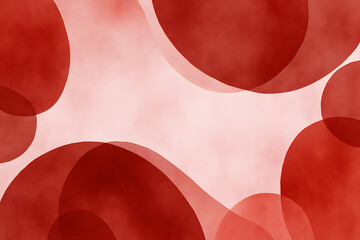 赤色の水彩オーバーレイ