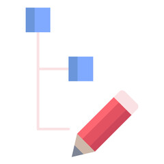 design structure flat icon design