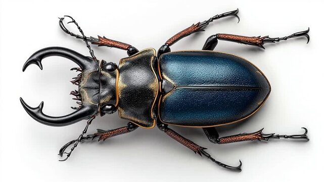european stag beetle lucanus cervus