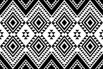 Ethnic seamless, Native patterns with simple shapes. Tribal and ethnic fabrics. Simple geometric pattern elements are best used in design, textile printing.