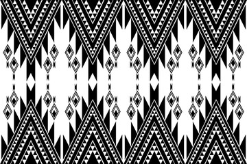 Ethnic seamless, Native patterns with simple shapes. Tribal and ethnic fabrics. Simple geometric pattern elements are best used in design, textile printing.