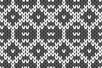 Ethnic seamless, Crochet patterns with simple shapes. Tribal and ethnic fabrics. Simple geometric pattern elements are best used in design, textile printing.