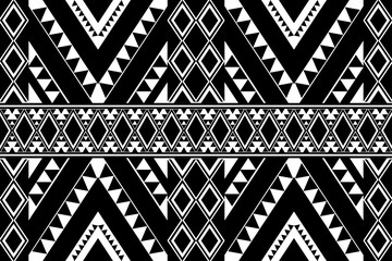 Ethnic seamless, Native patterns with simple shapes. Tribal and ethnic fabrics. Simple geometric pattern elements are best used in design, textile printing.