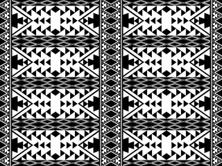 Ethnic seamless, Native patterns with simple shapes. Tribal and ethnic fabrics. Simple geometric pattern elements are best used in design, textile printing.