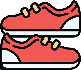 Bicycle Element Vector Icons – Cycling Equipment, Bike Parts, and Accessories Set