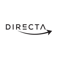 Typography Directa Logo Design Symbols.