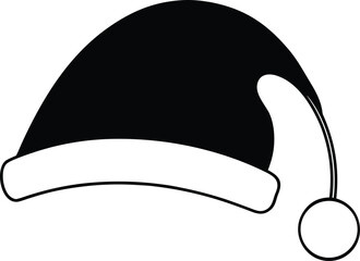 vector illustration of a black hat