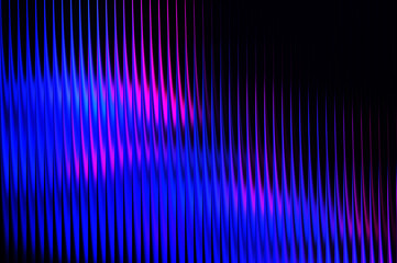 Abstract Blue and Pink Neon Ribbed Background image