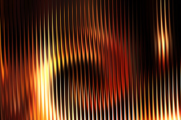 Abstract Vertical Stripes With Warm Orange And Red Gradient Light
