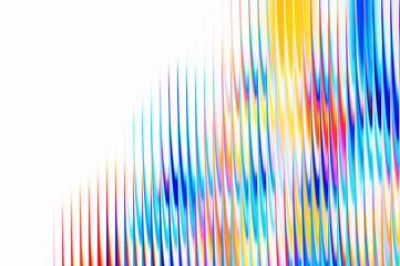 Colorful Abstract Diagonal Lines with White Background