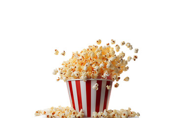 弾けるポップコーン